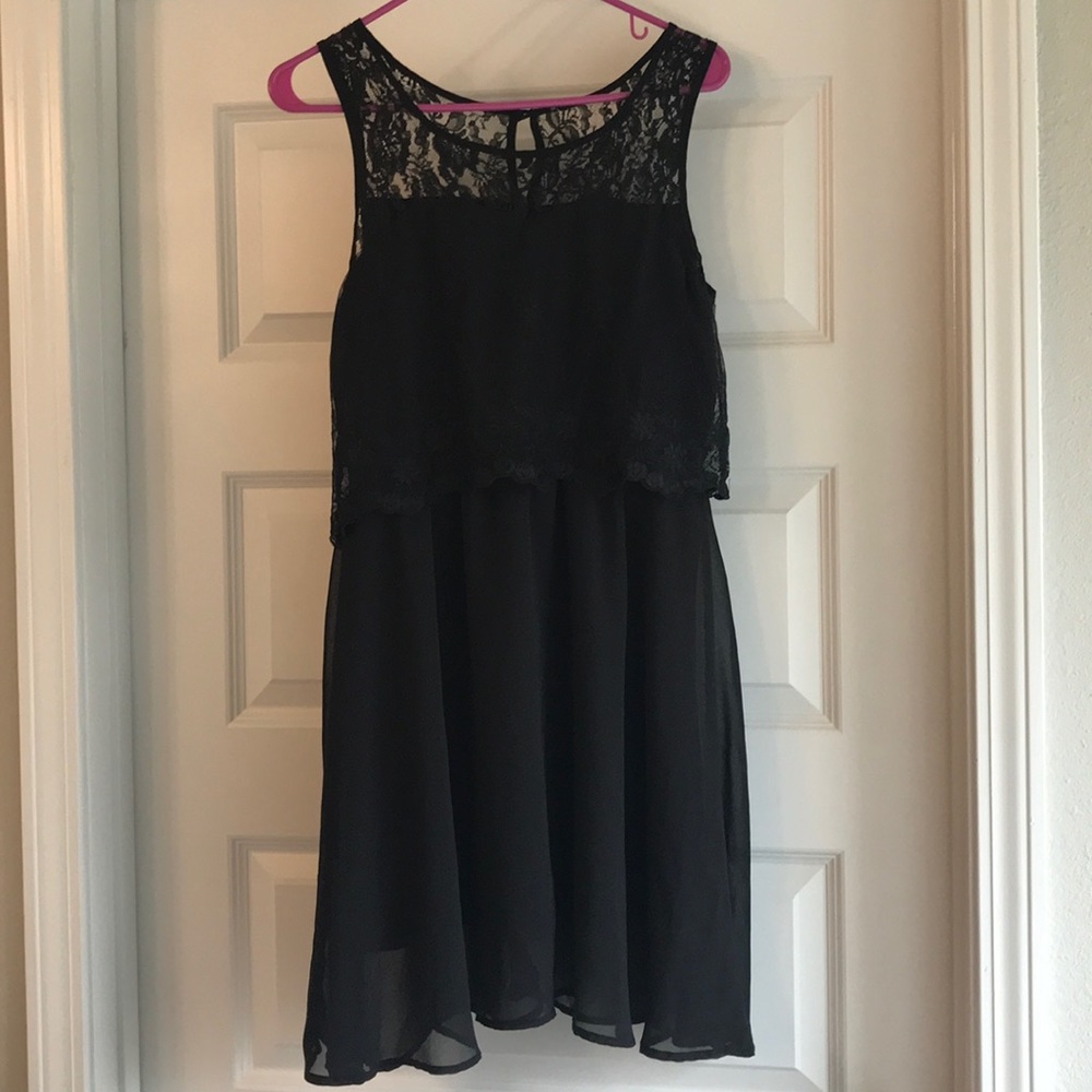Black Lace top dress